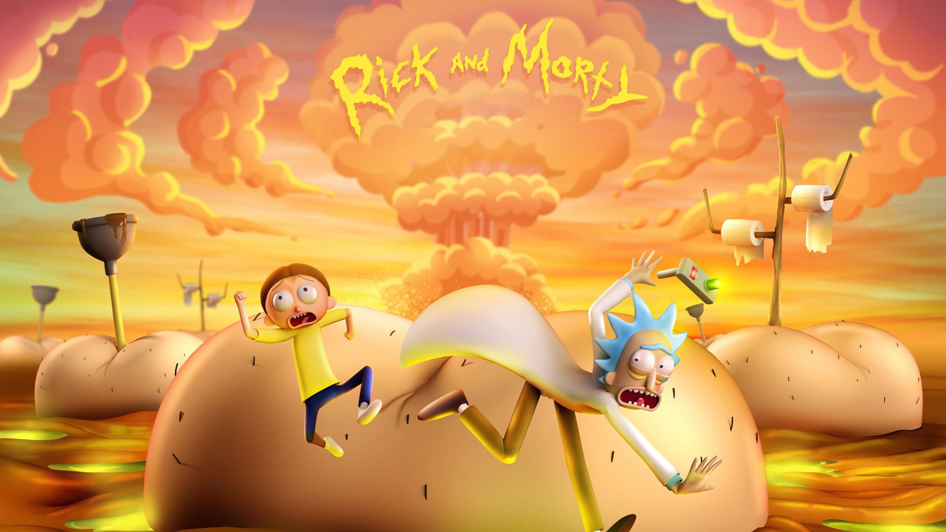 1920x1080 Rick and Morty Computer Wallpaper