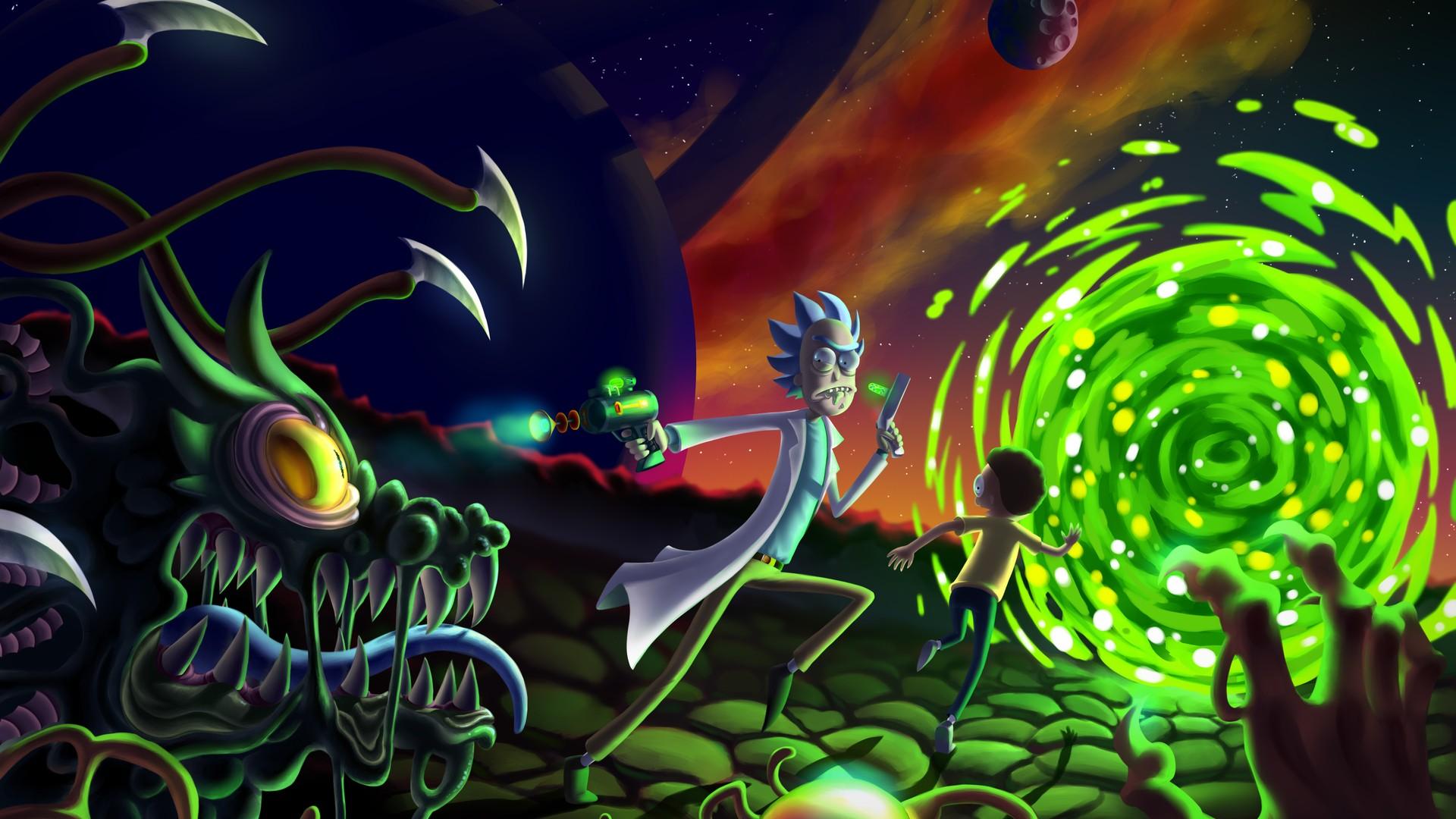 1920x1080 Hd Rick And Morty Wallpaper With High Resolution Pixel And Morty Wallpaper Pc