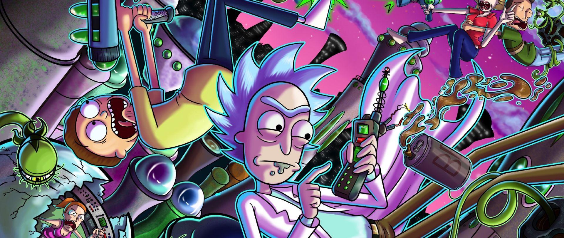 1920x810 Rick and Morty Wallpaper