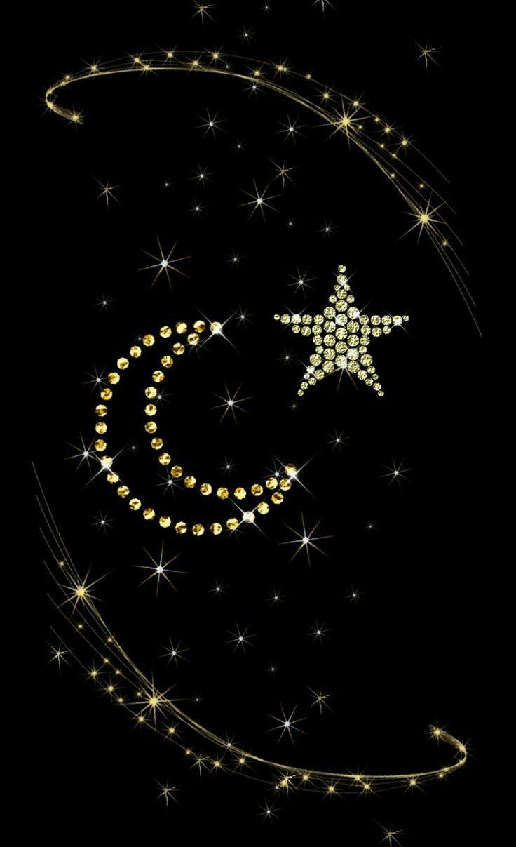 736x1207 Ramadan. Moon and stars wallpaper, Moon and star quotes, Star background