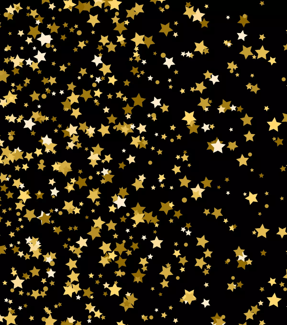 1000x1133 Ombre Stars Black Gold Celebration Cotton Fabric. JOANN. Black and gold aesthetic, Gold celebration, Aesthetic background
