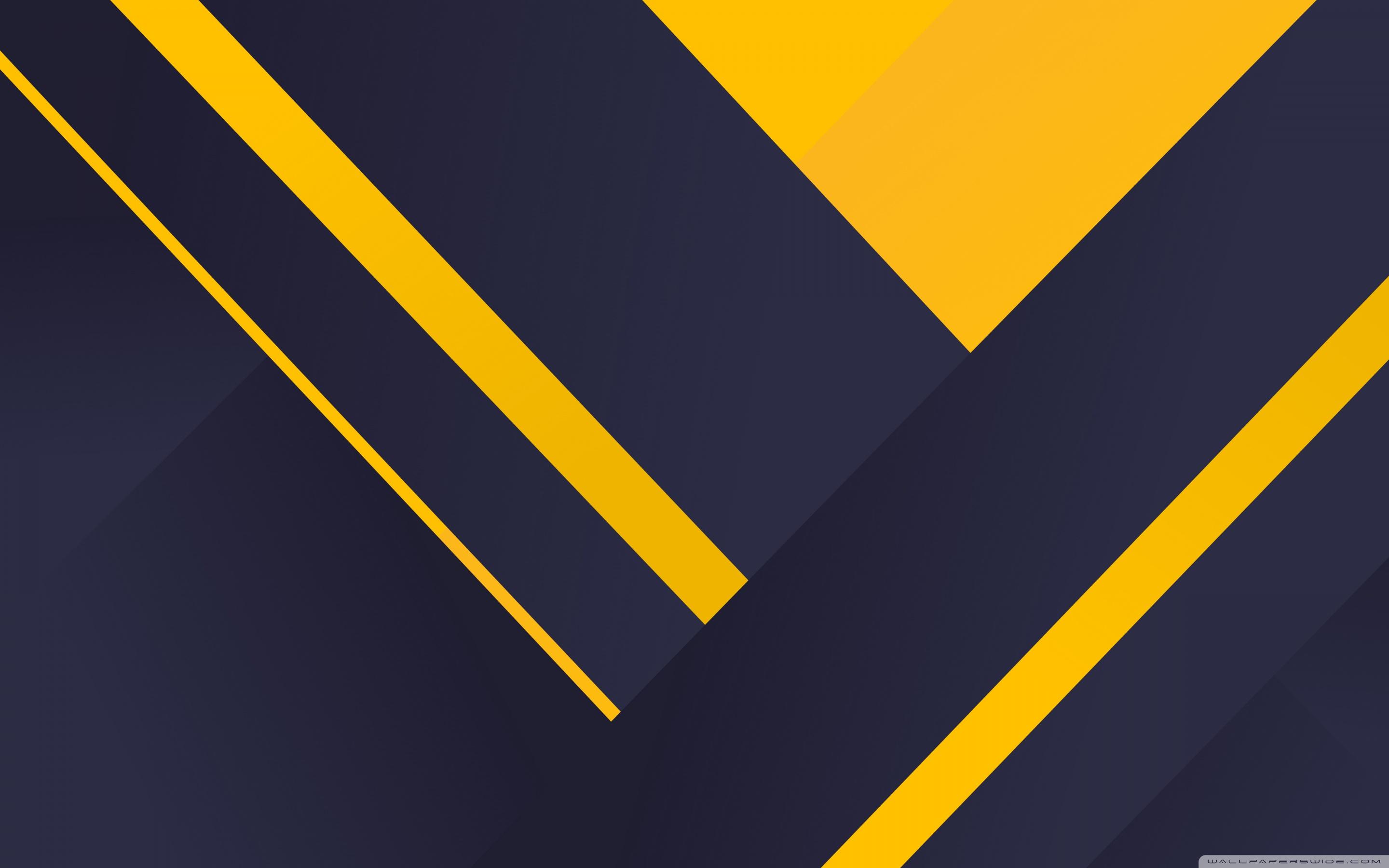 2880x1800 Navy Blue and Yellow Shapes Ultra HD Desktop Background Wallpaper for 4K UHD TV : Widescreen & UltraWide Desktop & Laptop : Multi Display, Dual & Triple Monitor : Tablet