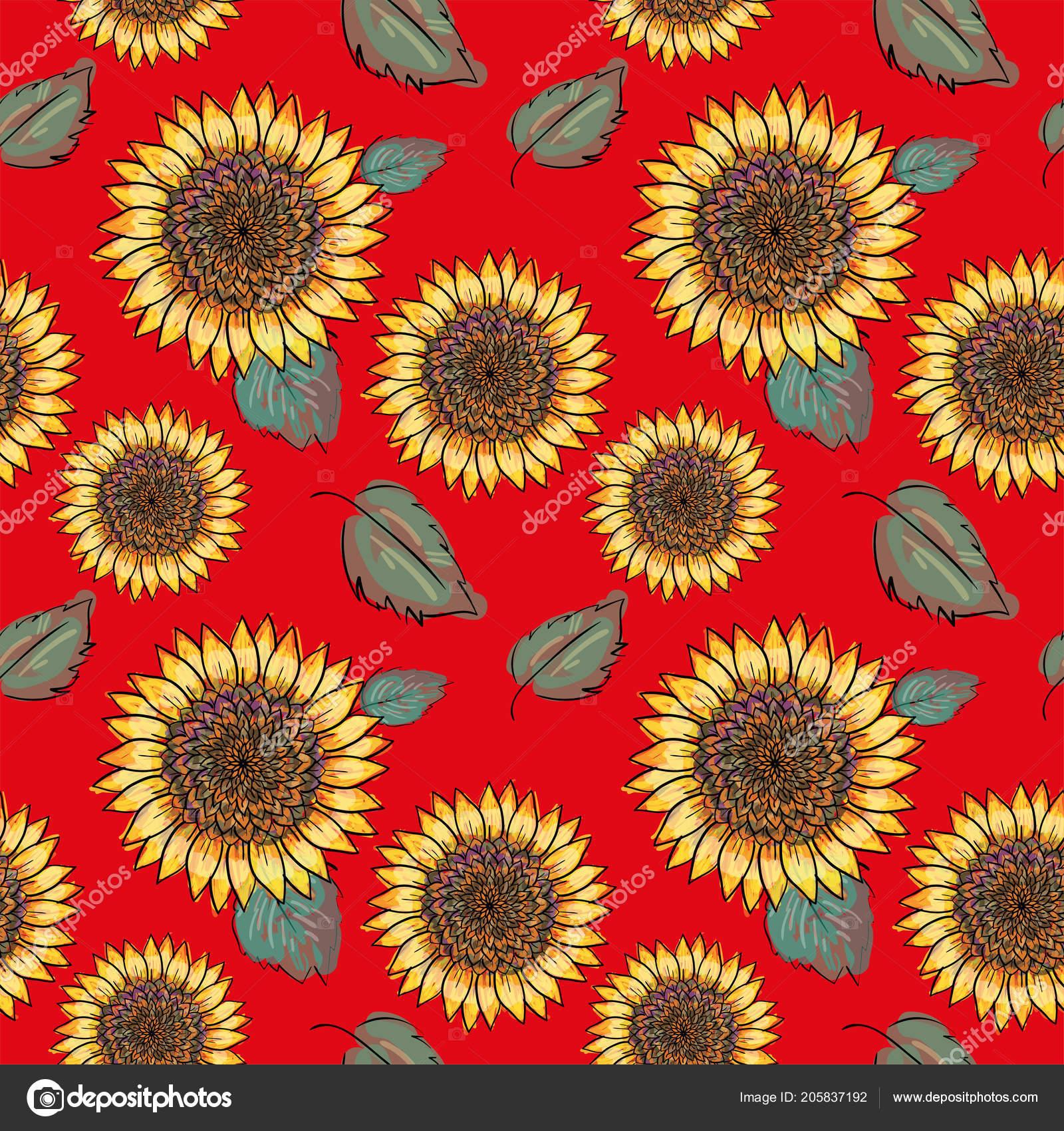 Red and Yellow Sunflower Wallpapers Top Free Red and Yellow Sunflower