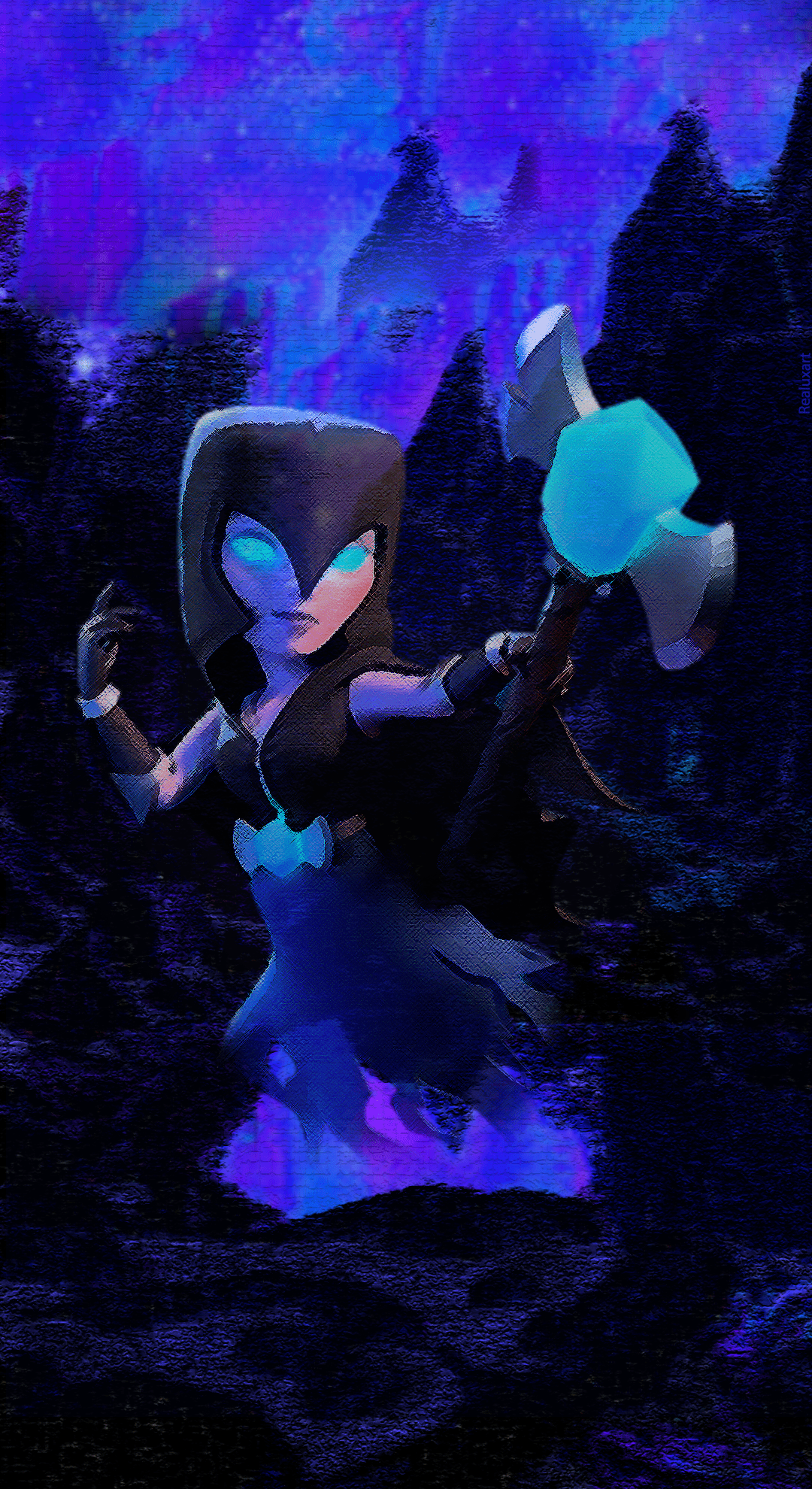 1080x1980 Night Witch wallpaper by Realuxart (me)! Thank you everyone who requested for it