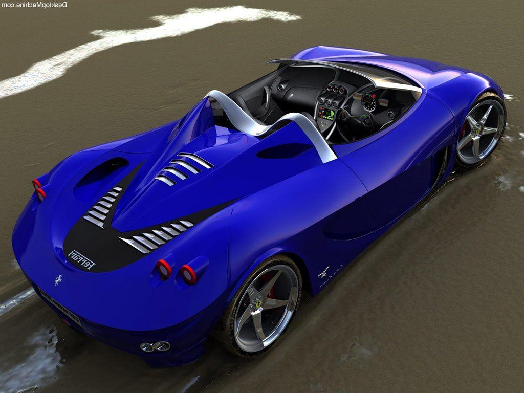 1024x768 ferrari enzo blue. Cars HD Wallpaper