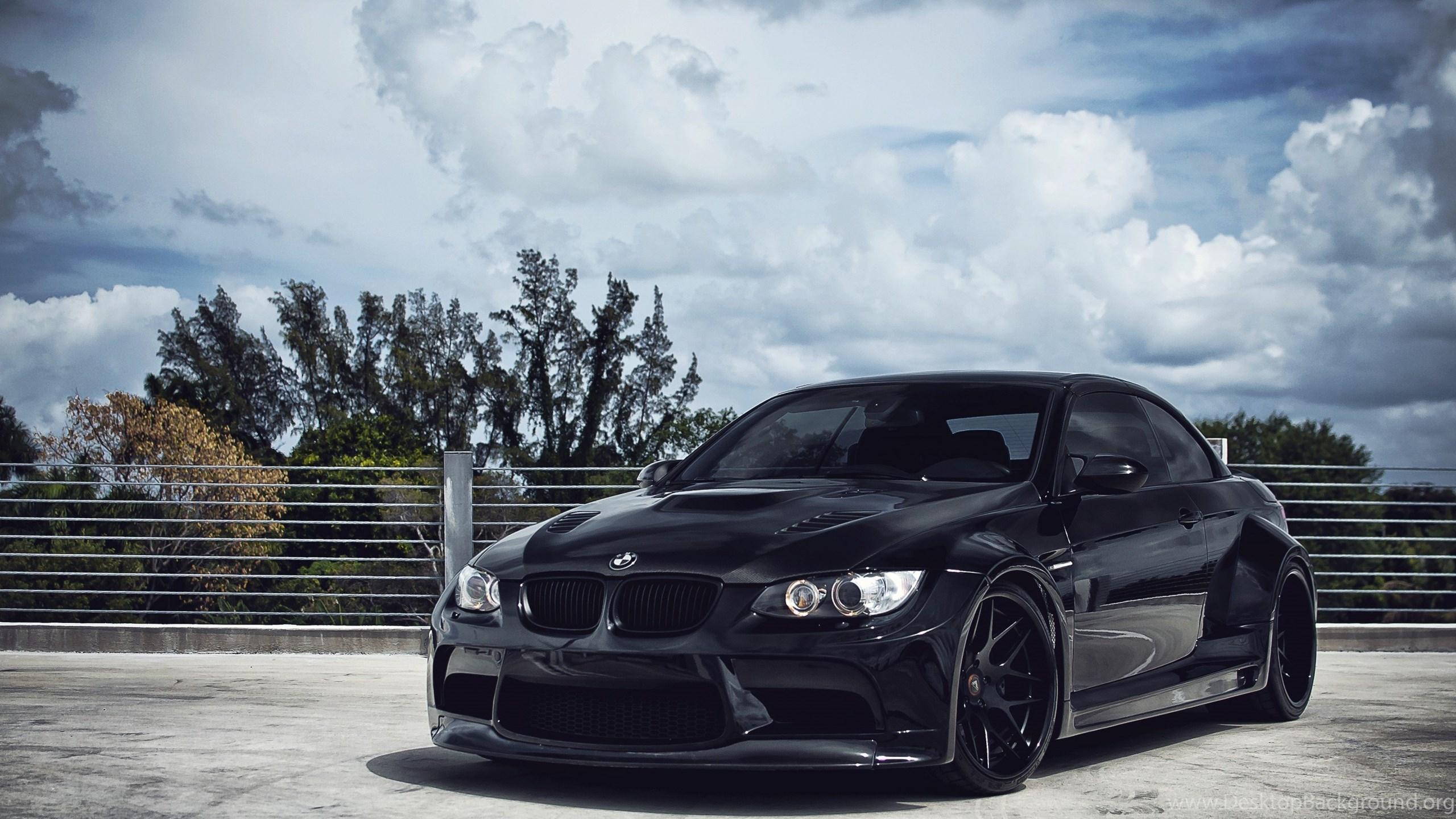 2560x1440 Download Wallpaper Bmw, M E Cabrio, Black, Bmw, Convertible. Desktop Background