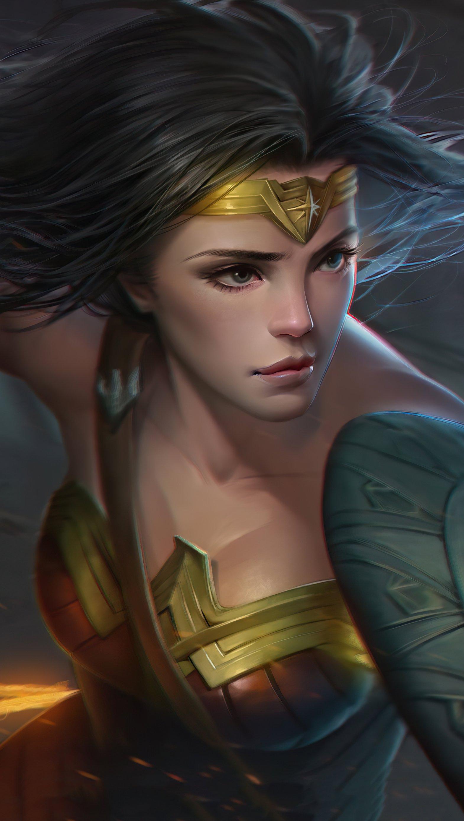 1570x2778 Wonder Woman Art 2020 Wallpaper 4k Ultra HD