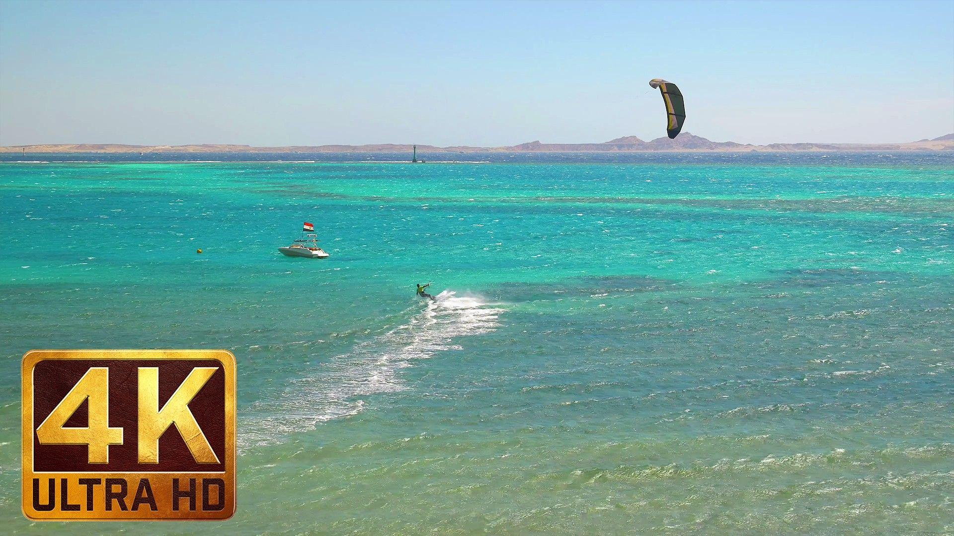 1920x1080 4K Relax Video: The Red Sea Views