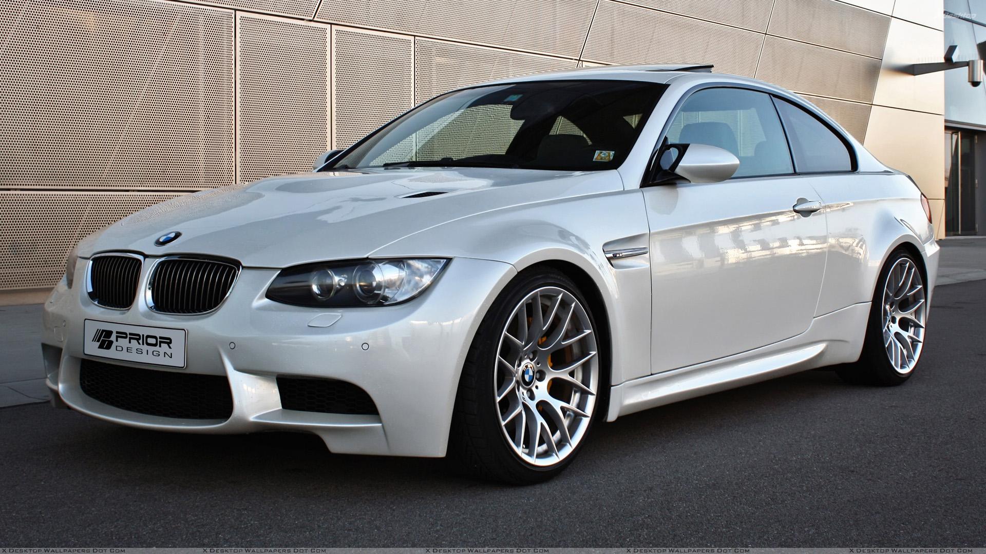 1920x1080 Side Front Pose Of Prior Design BMW E92 N E93 M3 Style Wide Body Kit In White Wallpaper