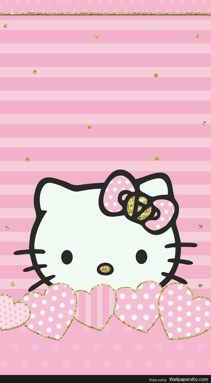 736x1336 Pink Hello Kitty HD Android Wallpaper