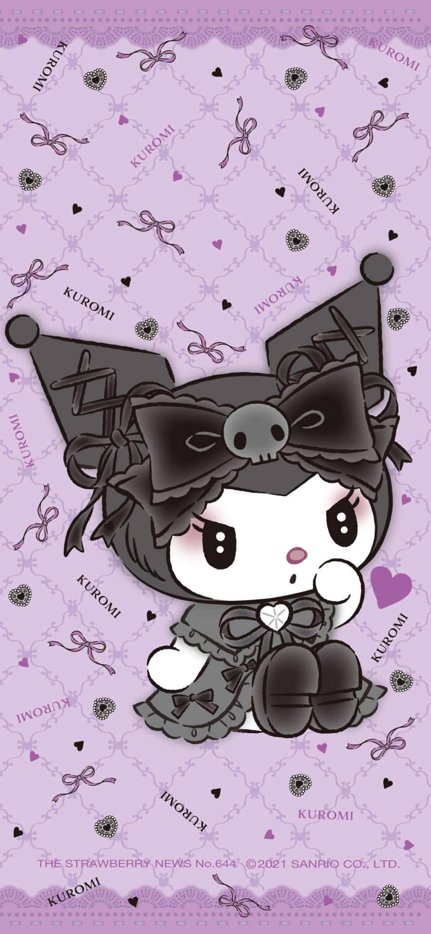 887x1920 KUROMI & MY MELODY WALLPAPERS