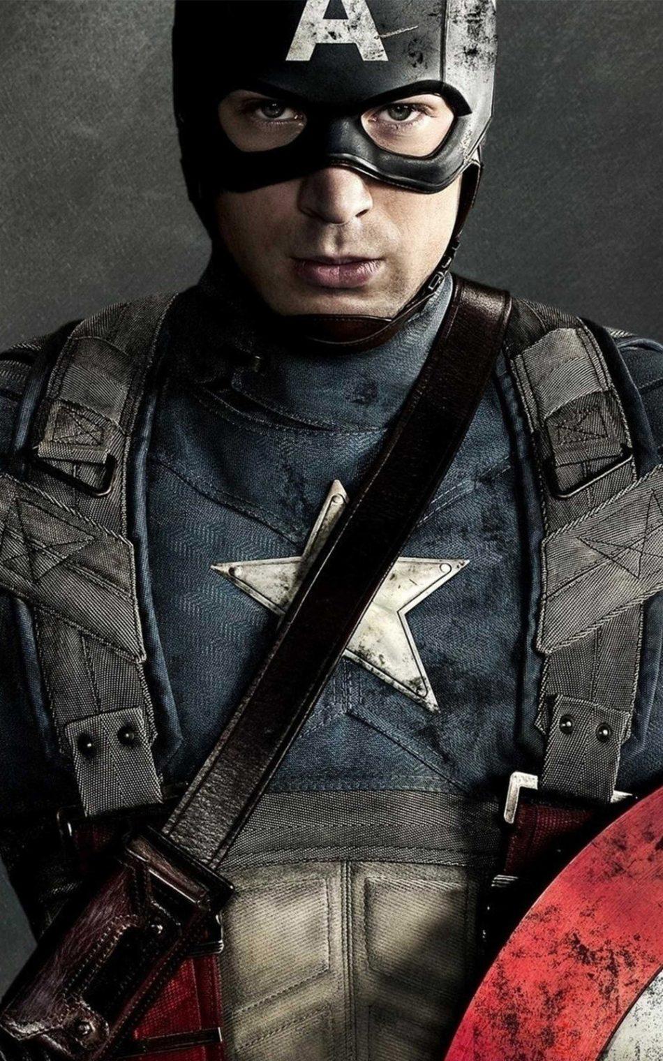 950x1520 4K wallpaper: Captain America 4k Ultra HD Wallpaper For Android