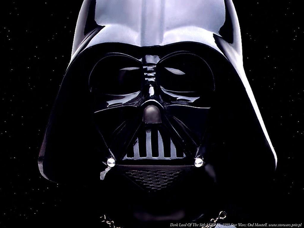 1024x768 Darth Vader Helmet Background
