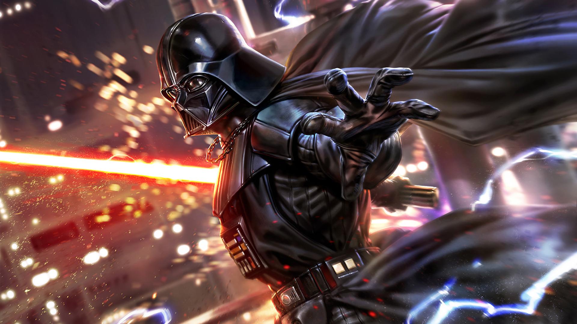1920x1080 1920x1080 Anakin Skywalker, Belt, Cape, Darth Vader, Glove, Helmet, Lightsaber, Man, Mask, Red Lightsaber, Sith (Star Wars), Star Wars. Mocah HD Wallpaper