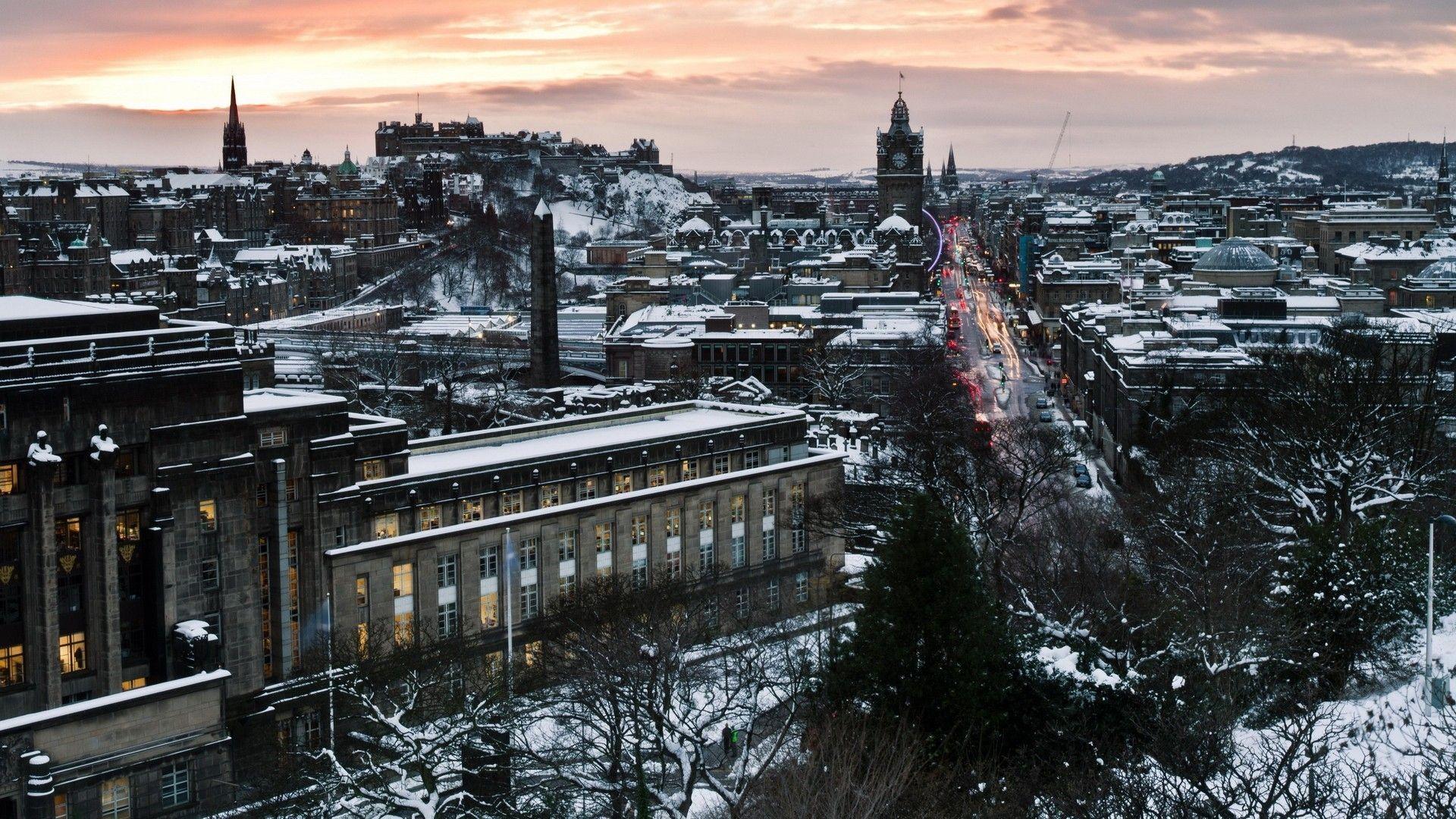1920x1080 Scotland Winter Wallpaper