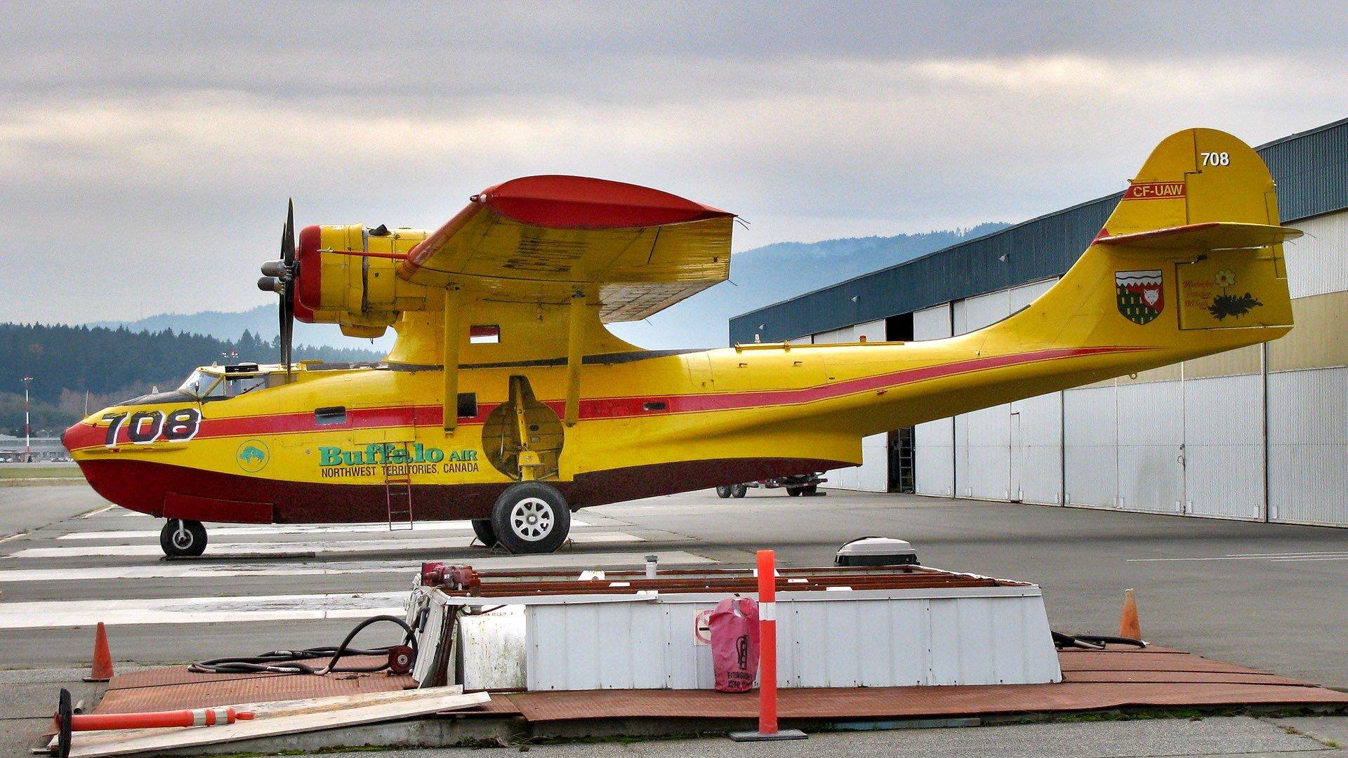 1920x1080 Warbird PBY 5A Catalina Ice Pilots NWT Buffalo Airways Reality TV Wallpaperx1080