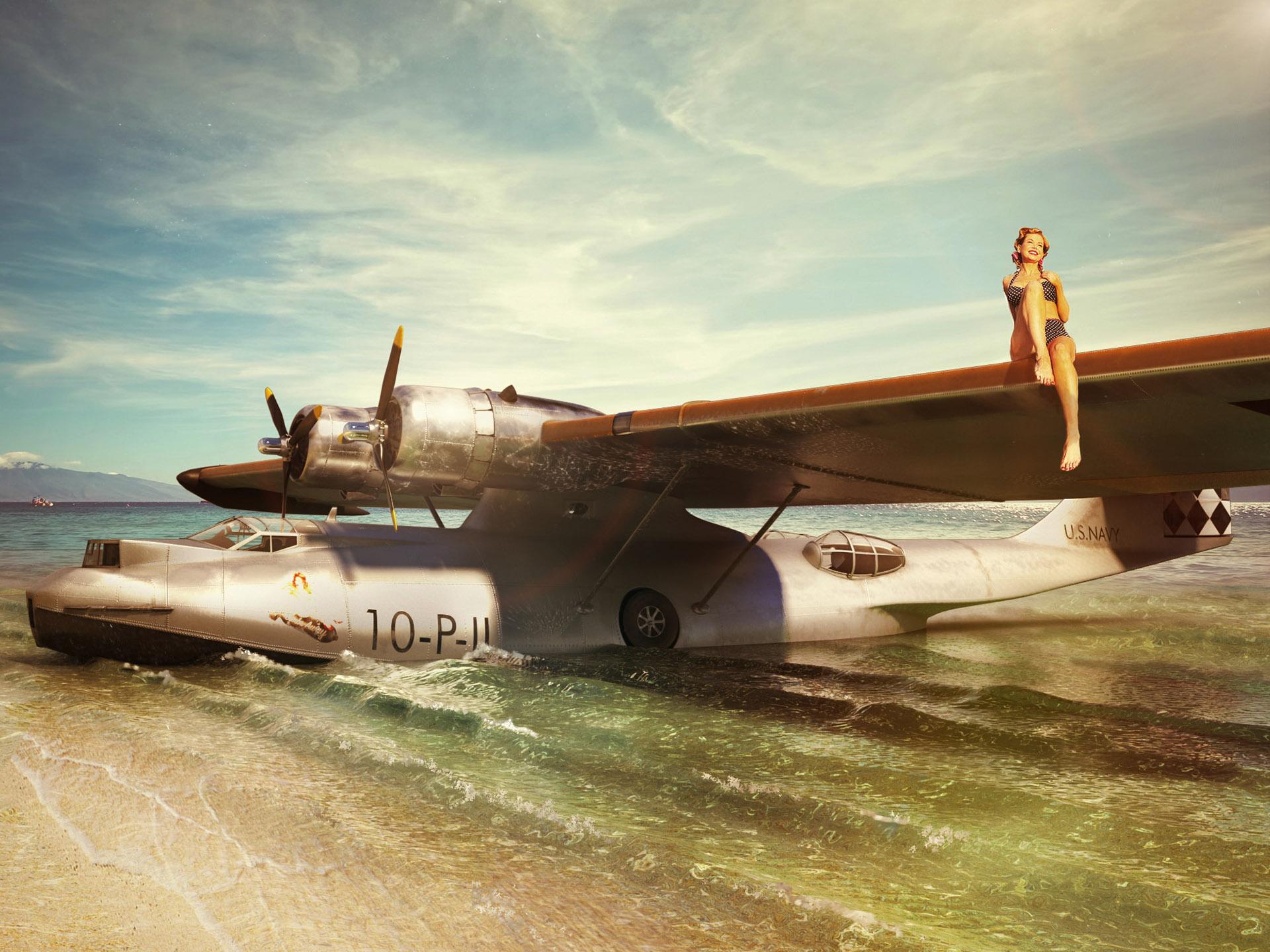 1920x1440 Modelling and rendering of PBY Catalina