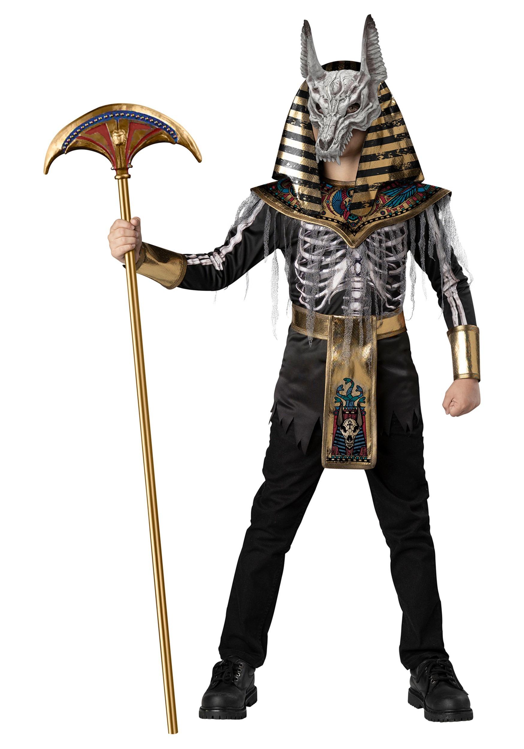 1749x2500 Boy's Anubis Skeleton Warrior Costume