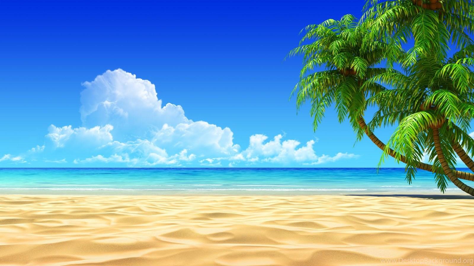 1600x900 Beach 3D Art Wallpaper: Desktop HD Wallpaper Download Free Image. Desktop Background