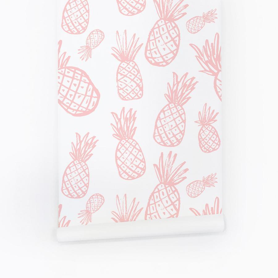 900x900 Regular and self adhesive tropical wallpaper with pineapples