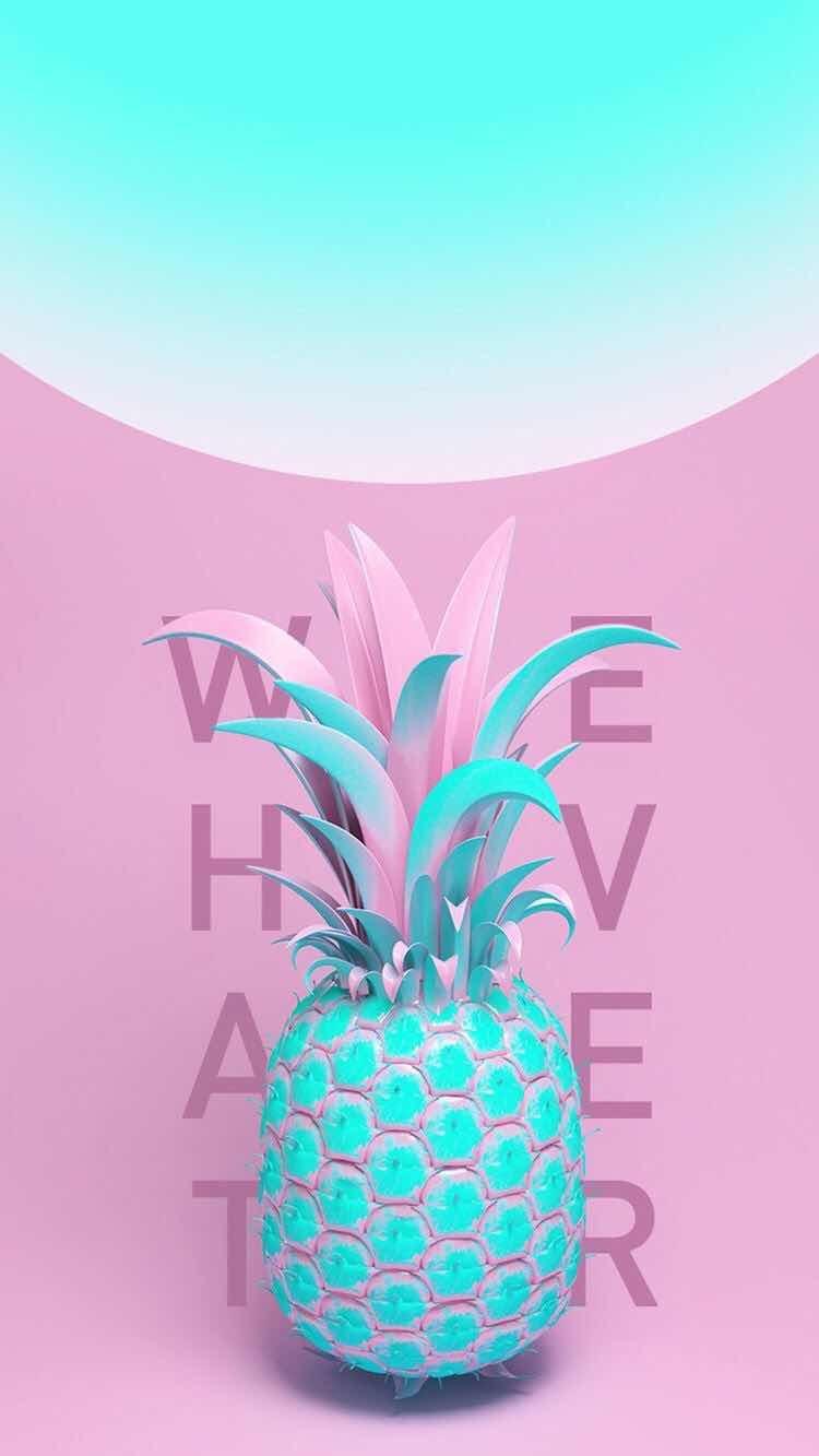 750x1333 iPhone and Android Wallpaper: Whatever Pineapple Wallpaper for iPhone and Android