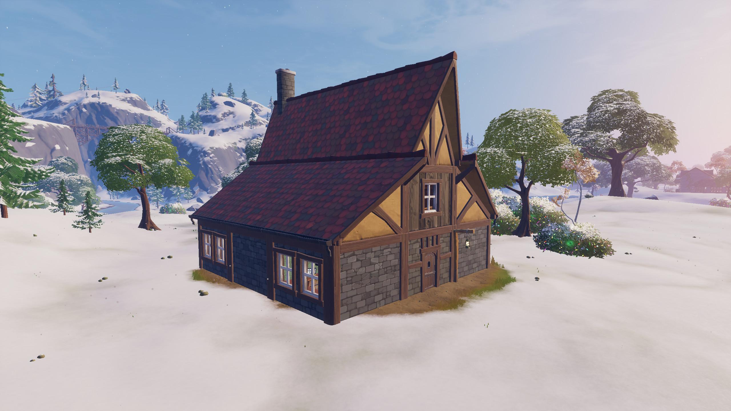 2560x1440 Fortnite: Visit The Workshop, Crackshot's Cabin and Mr. Polar's Artisanal Ice
