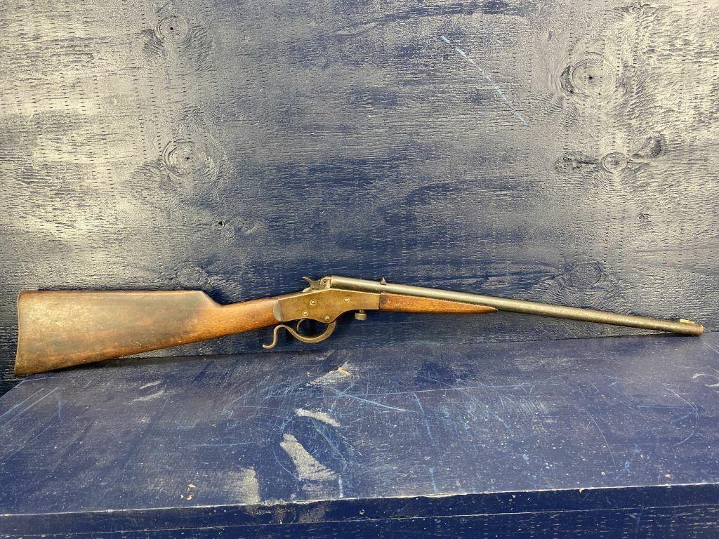 1024x768 ANTIQUE 1913 J STEVENS CRACK SHOT 22 RIFLE. HOY AUCTION CO