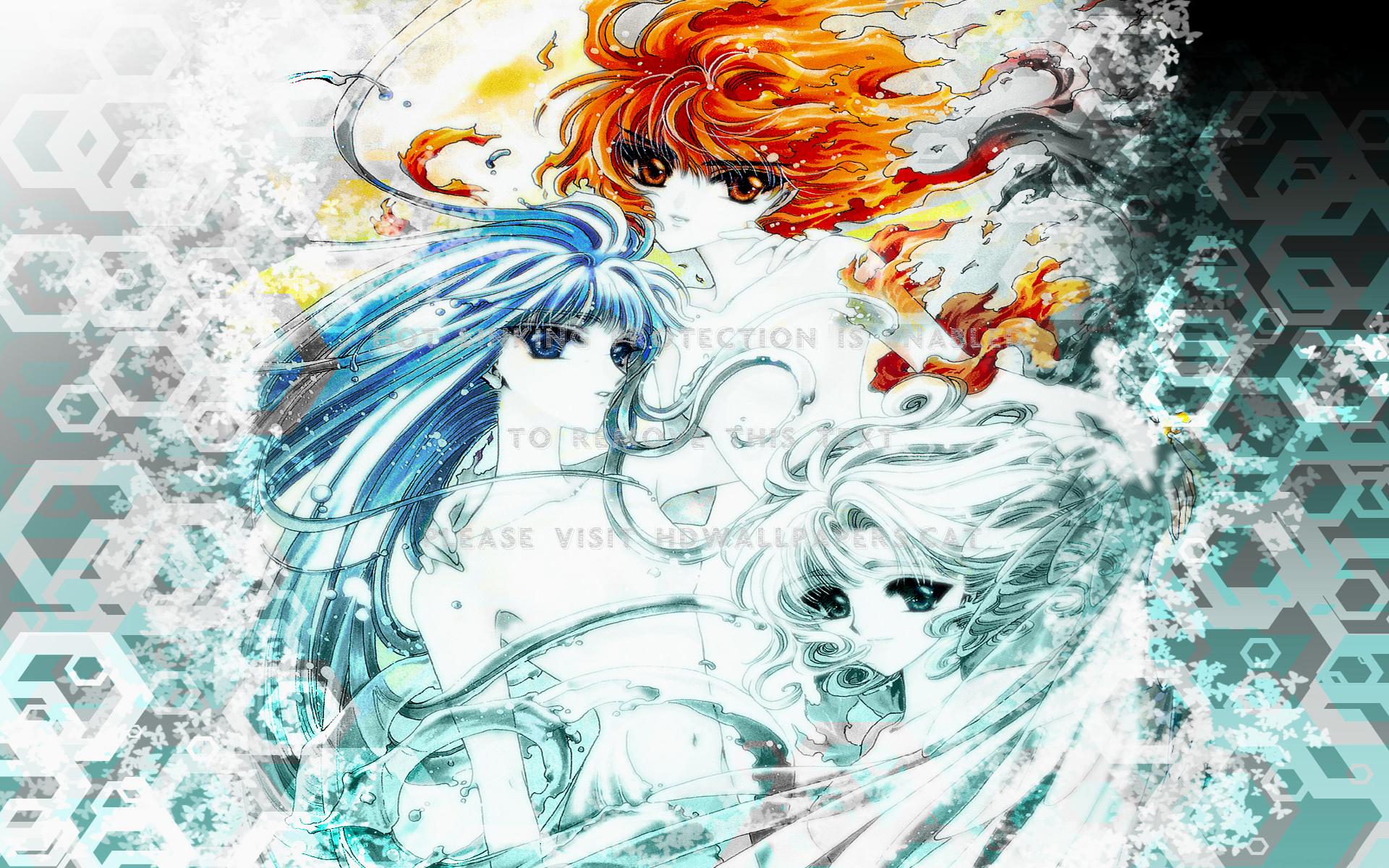 1920x1200 magic knight rayearth ryuuzaki umi shidou