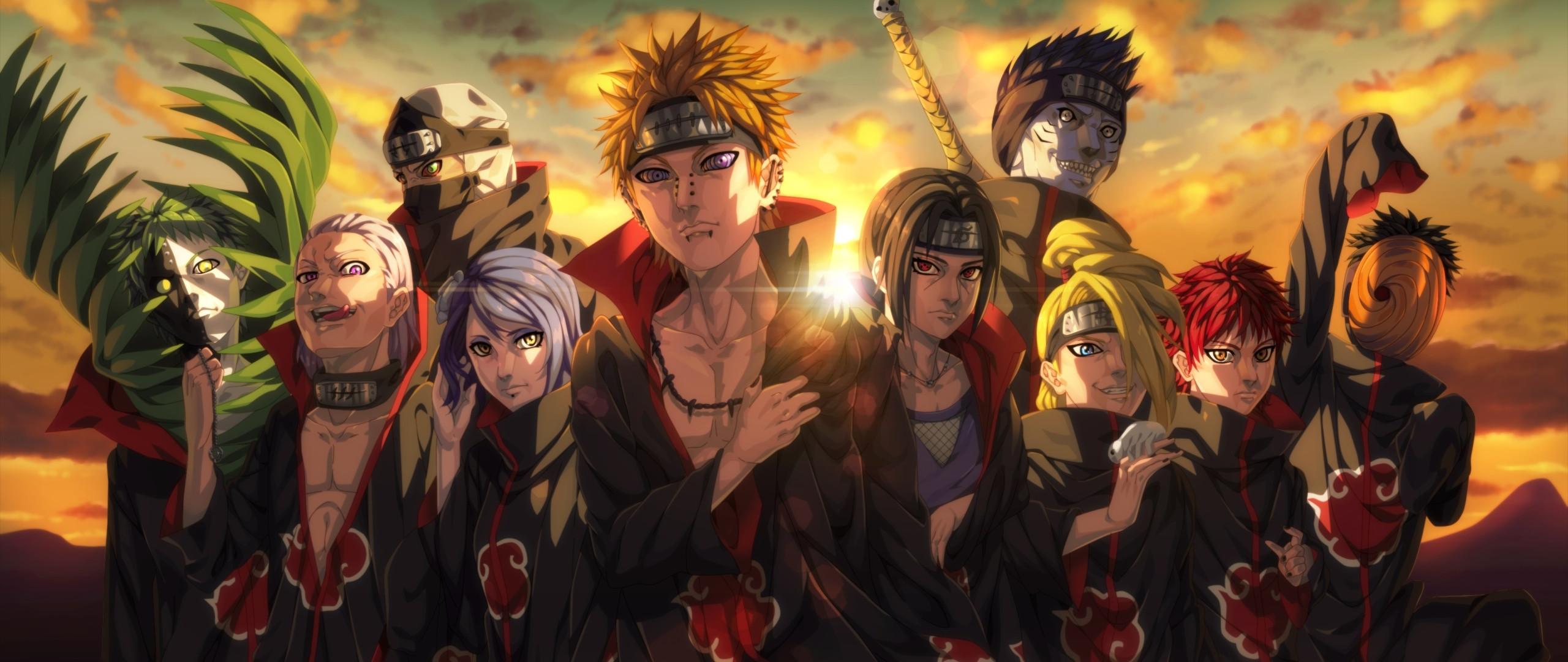2560x1080 Akatsuki Wallpaper
