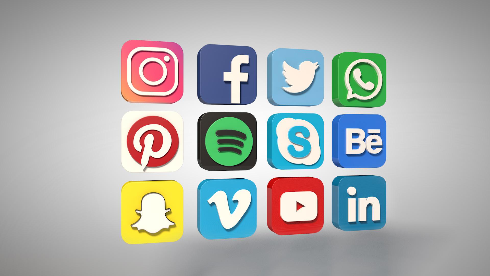 1920x1080 Social Media Icon