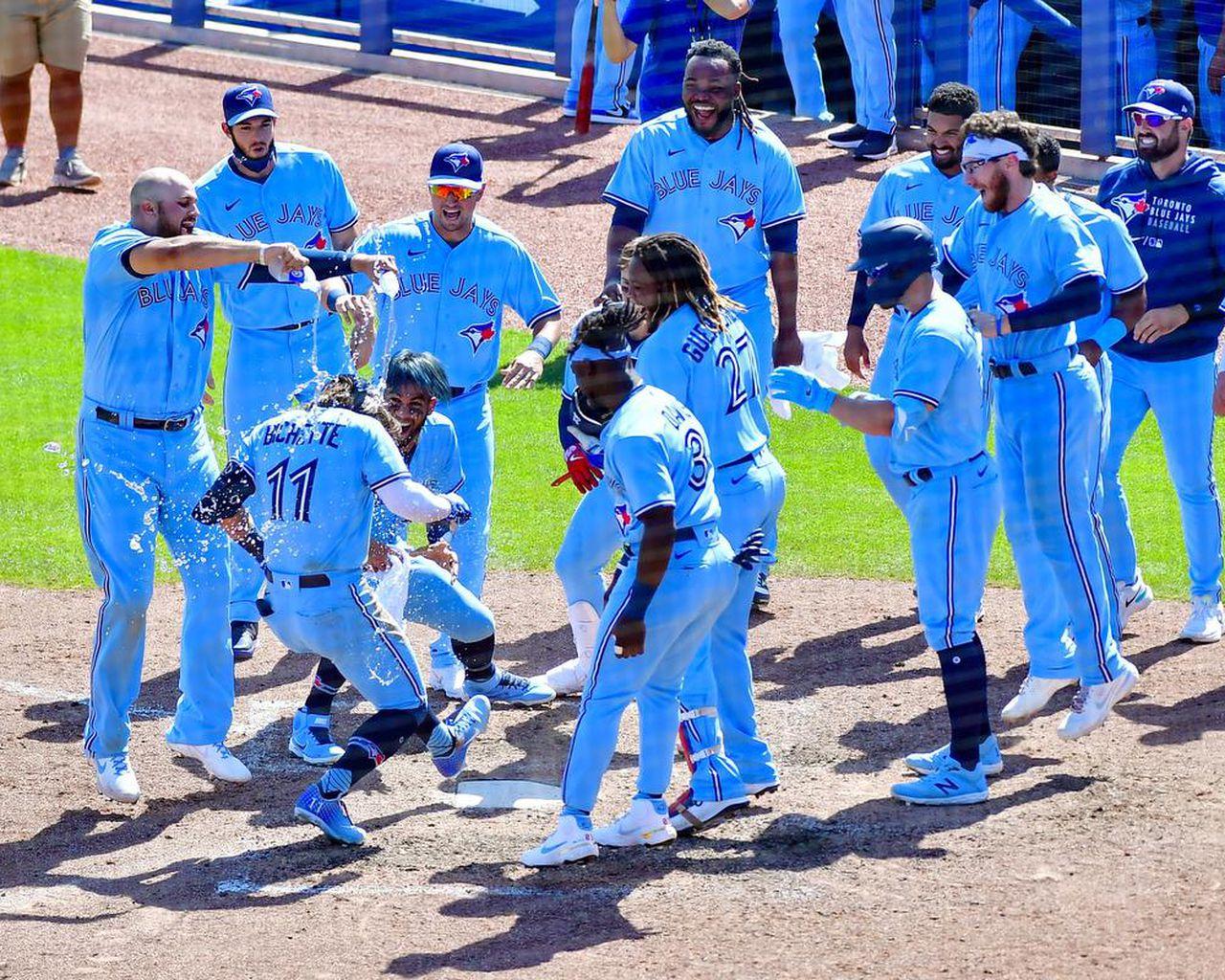 1280x1024 The Jays' Bo Bichette and Vlad Guerrero are brothers in arms