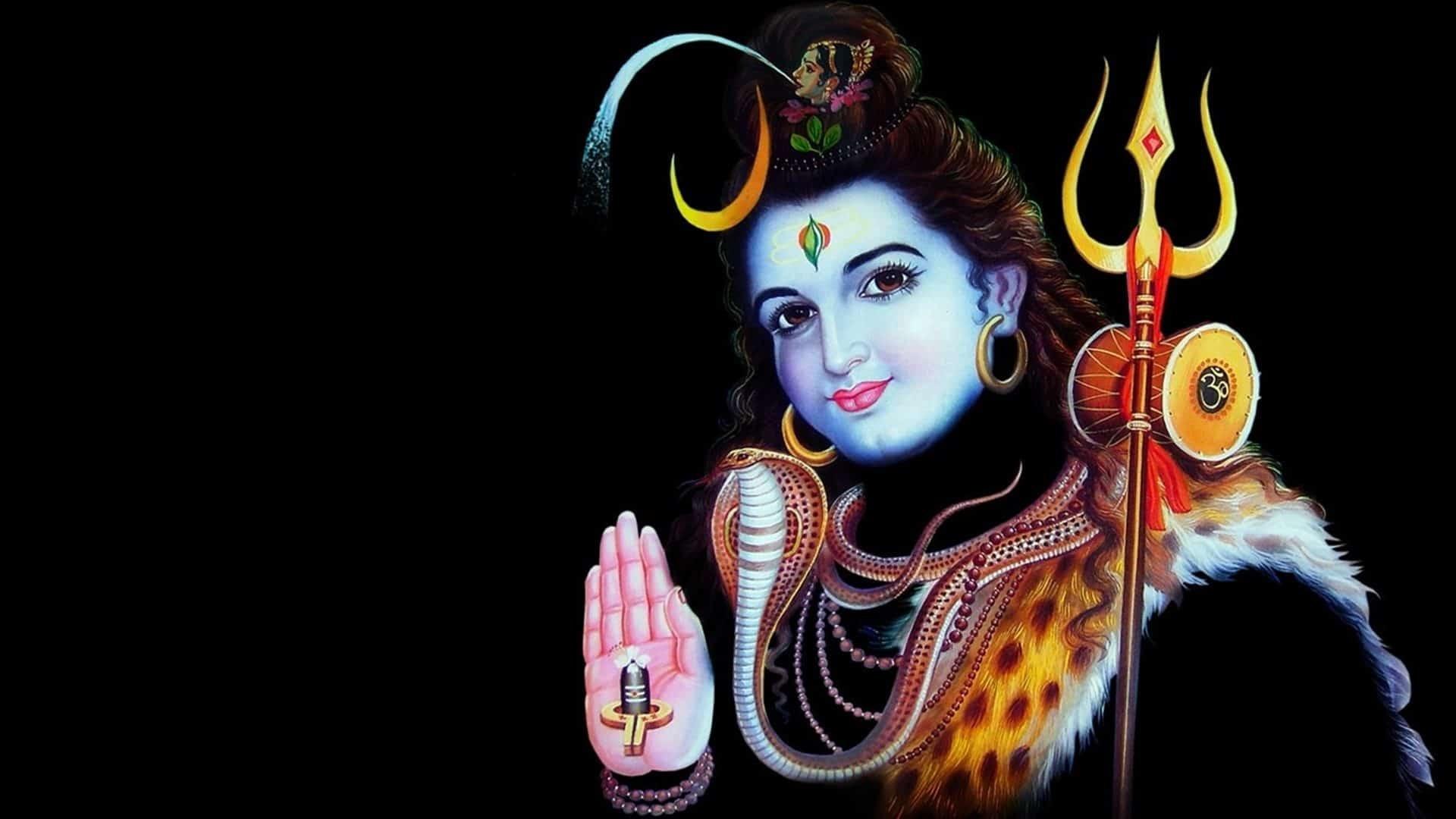 1920x1080 Bhole Nath Photo Hot Shiva In Black Background HD Wallpaper