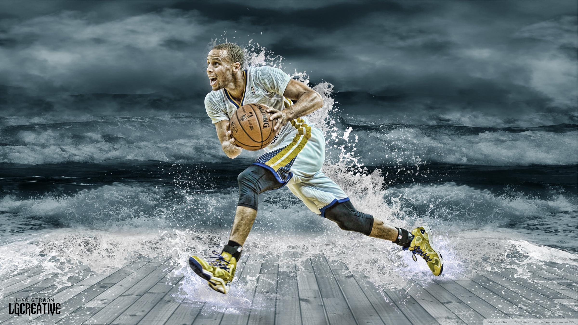 2400x1350 Stephen Curry Splash Ultra HD Desktop Background Wallpaper for 4K UHD TV : Tablet