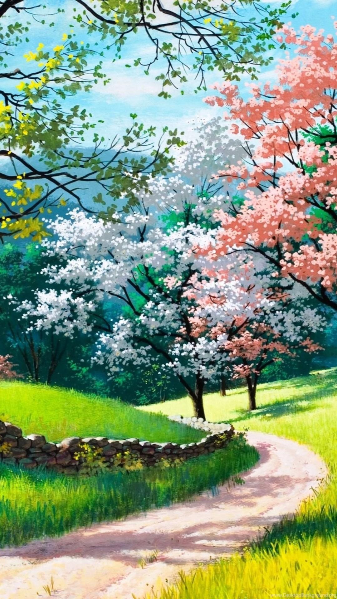 1080x1920 Spring Nature 4K Wallpaper Desktop Background