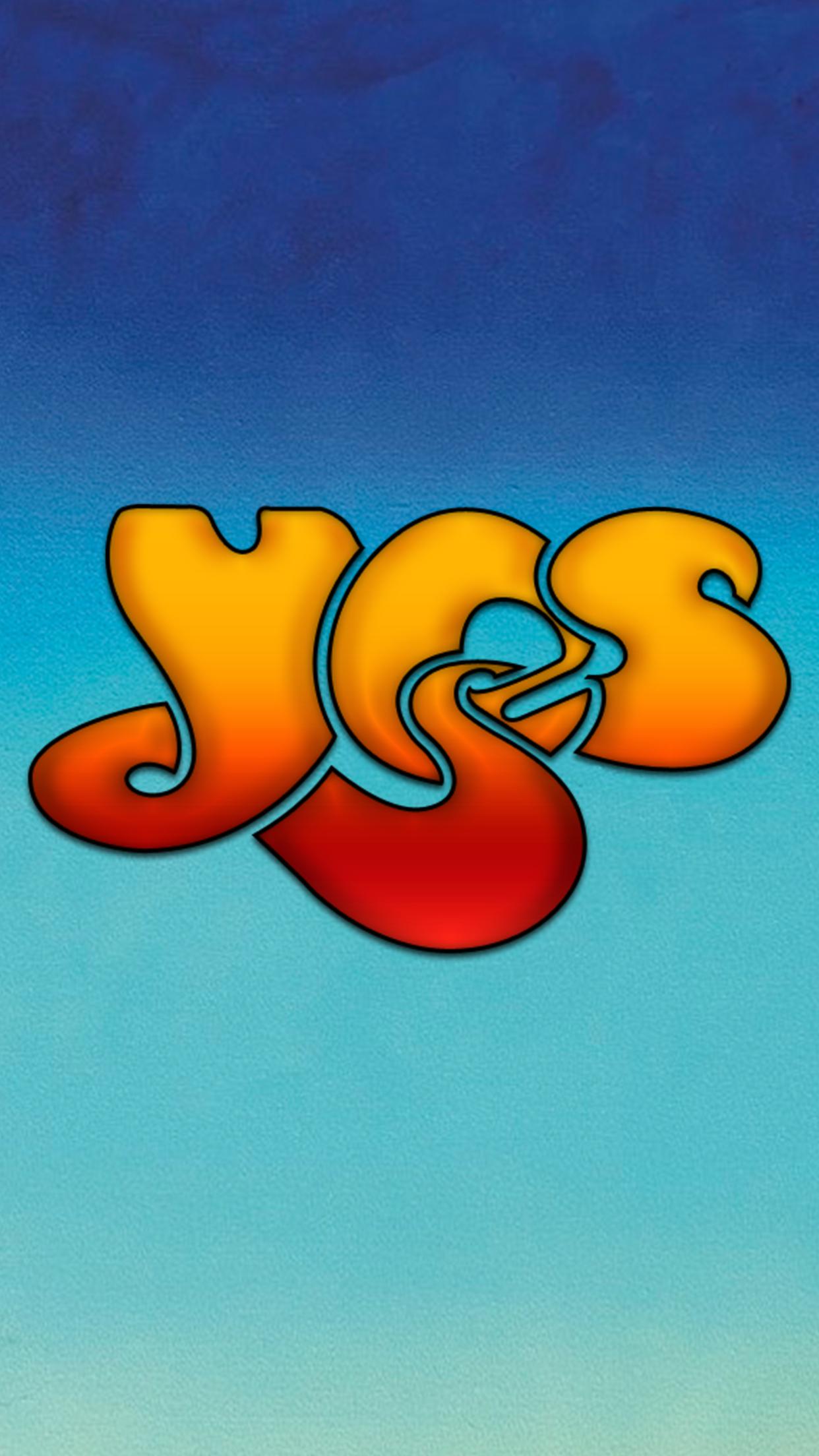 1242x2208 Yes logo phone background: yesband