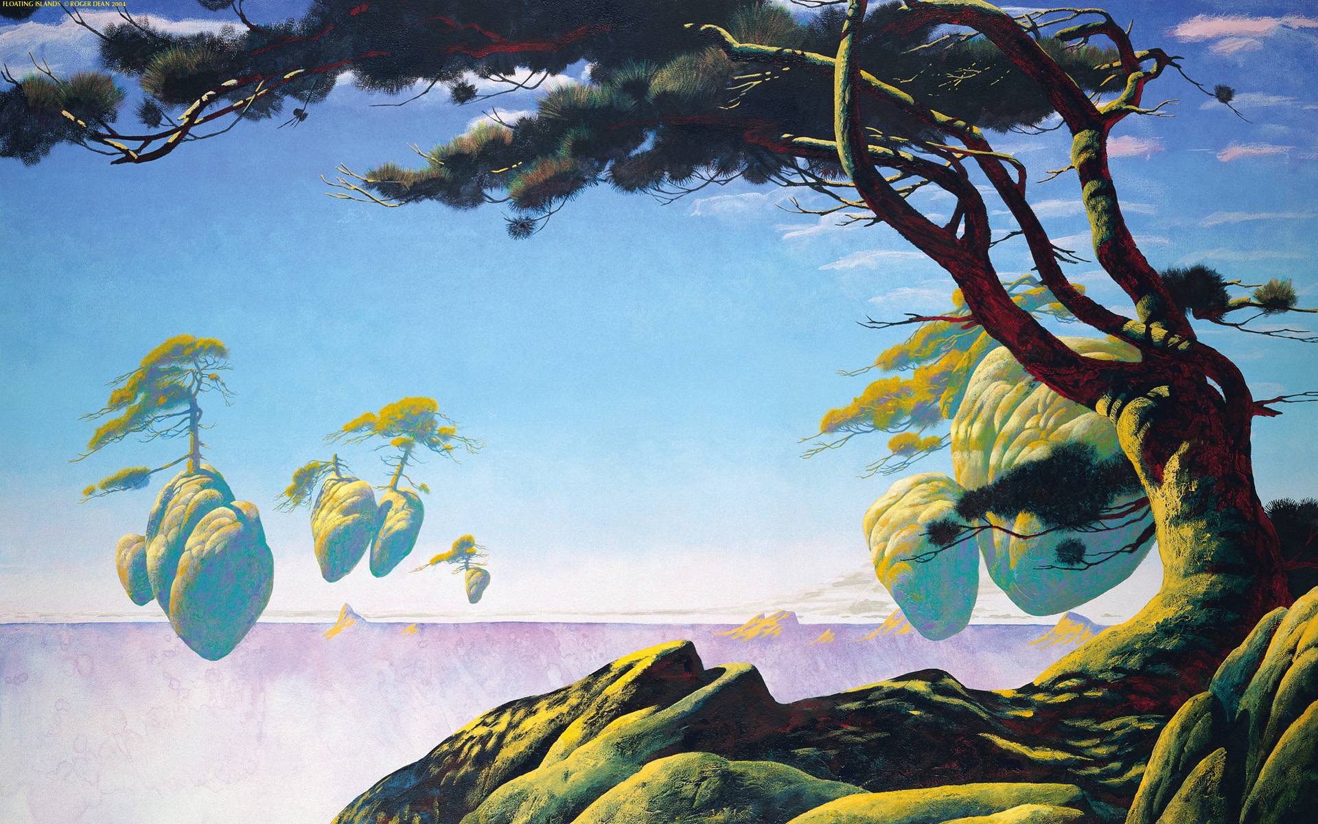 1920x1200 Roger Dean, the artist who designed the album covers of the band Yes