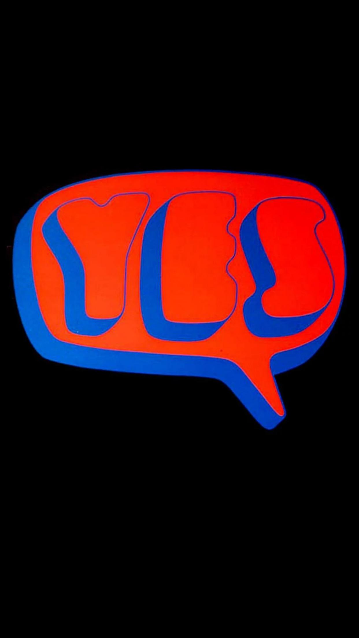 1242x2208 Yes logo phone background: yesband