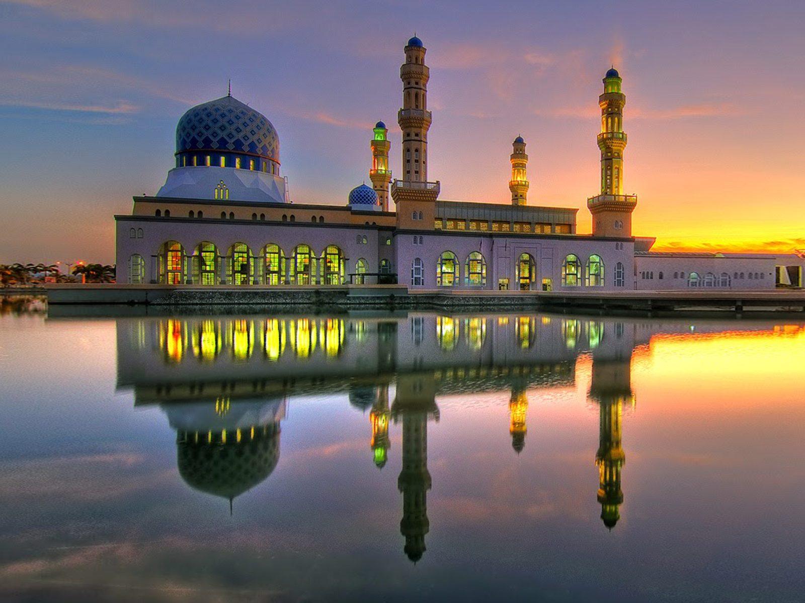 1600x1200 City Mosque Bandaraya Kota Kinabalu Is The Second Main Mosque In Kota Kinabalu Malaysia HD Wallpaper 1920x1200 :