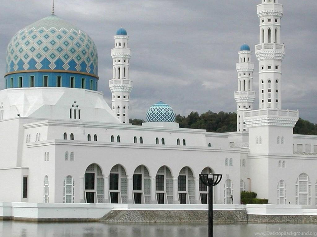 1024x768 Full HD Wallpaper Kota Kinabalu Mosque Malaysia, Desktop. Desktop Background