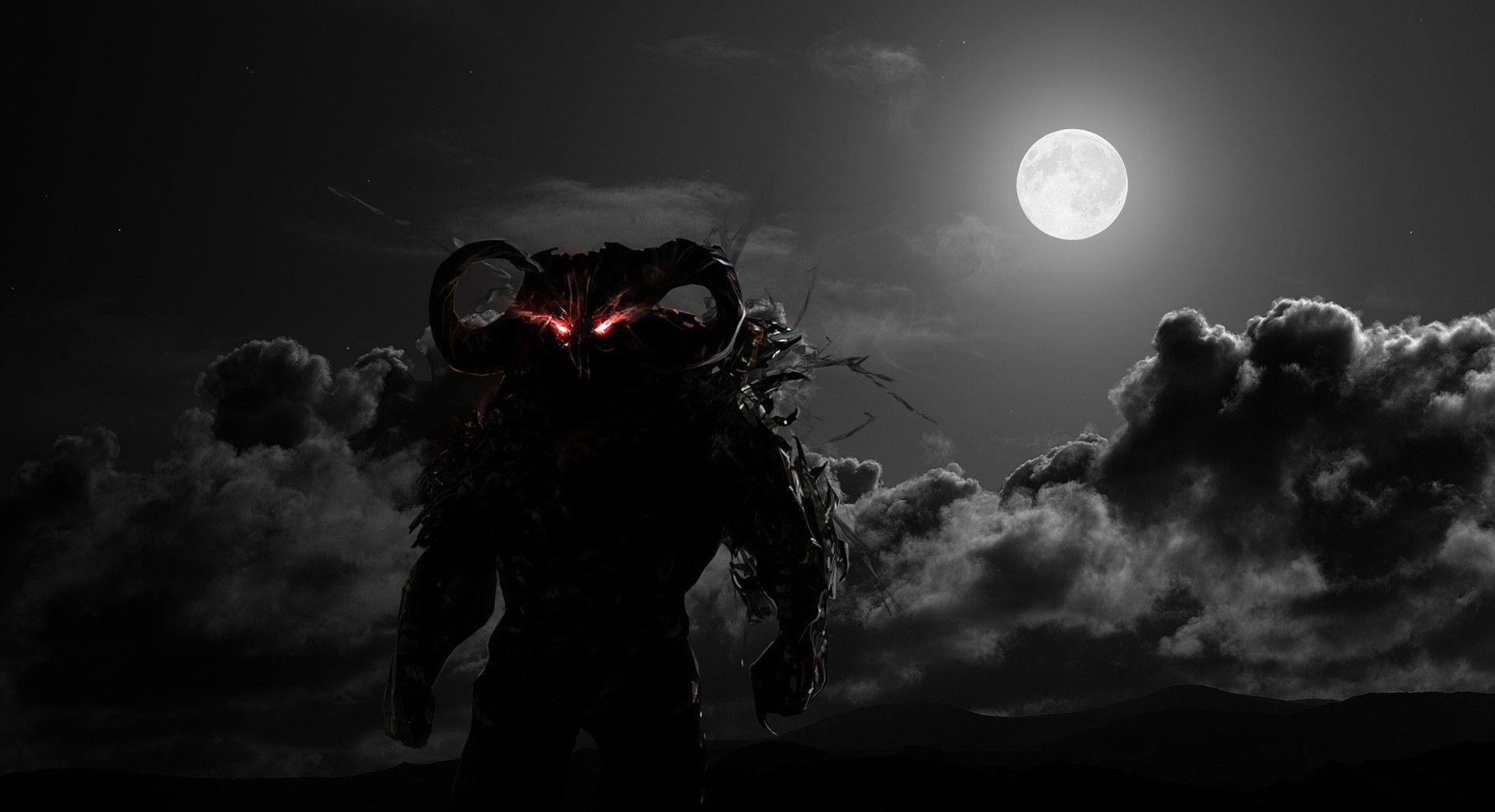 1946x1058 Free Demon Wallpaper HD Resolution