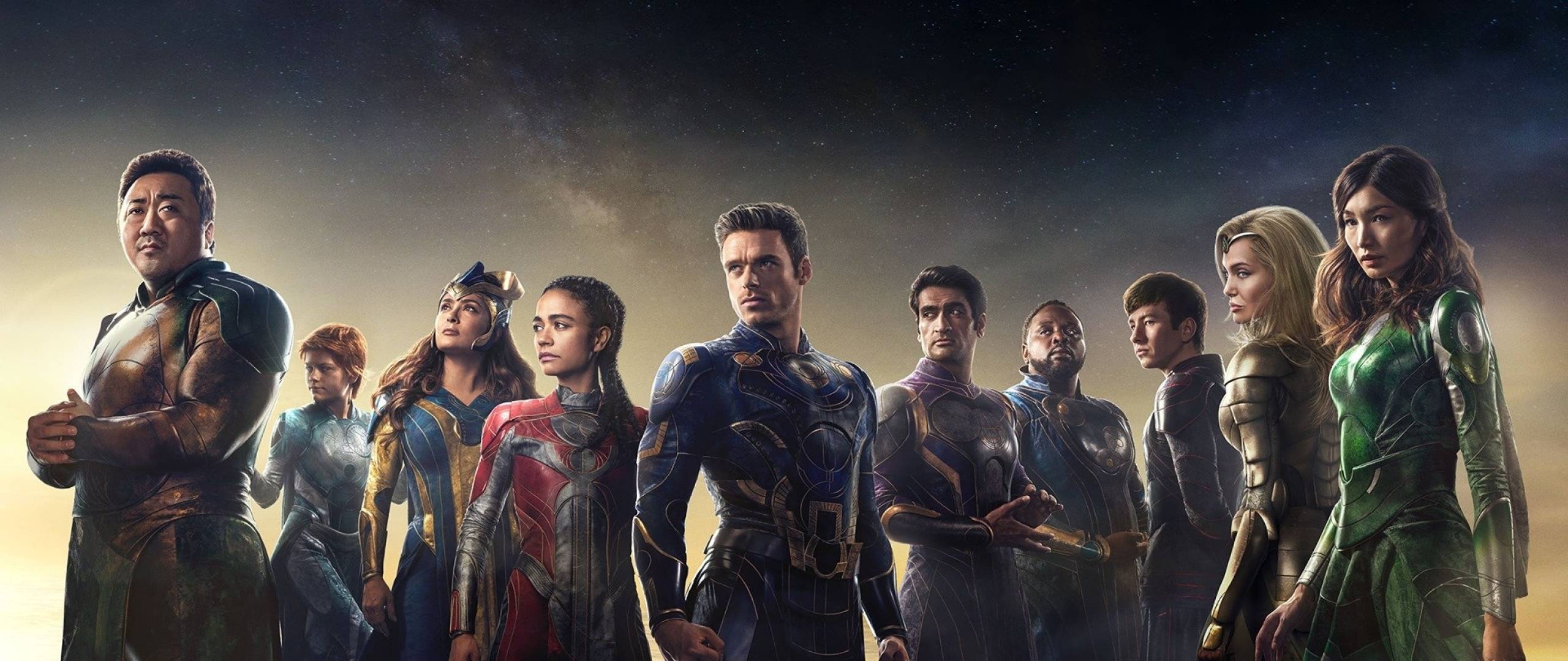 2560x1080 Eternals Movie All Cast 2560x1080 Resolution Wallpaper, HD Movies 4K Wallpaper, Image, Photo and Background