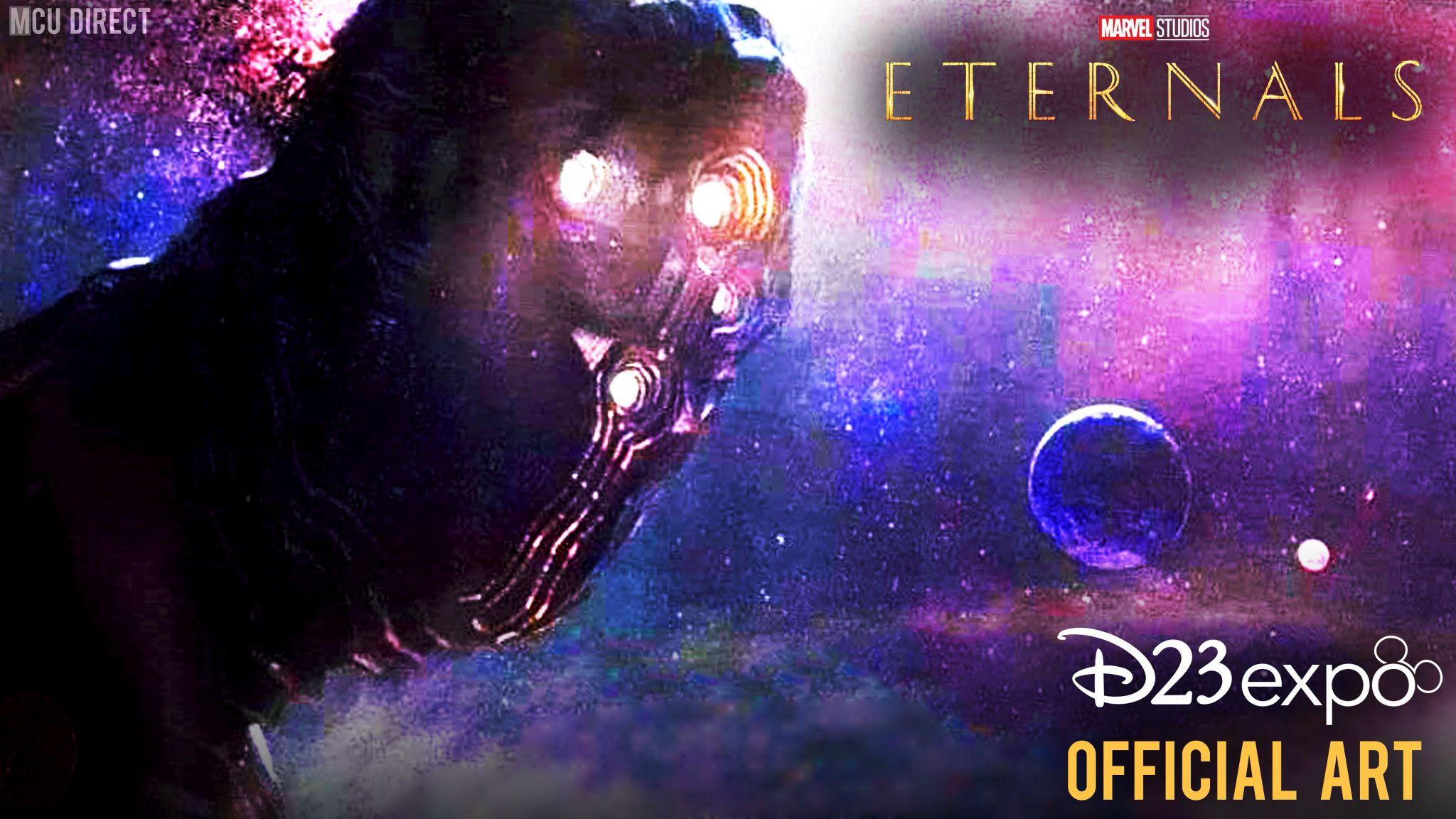 2048x1152 The Eternals D23 Concept Art Shows A Giant Celestial In Space