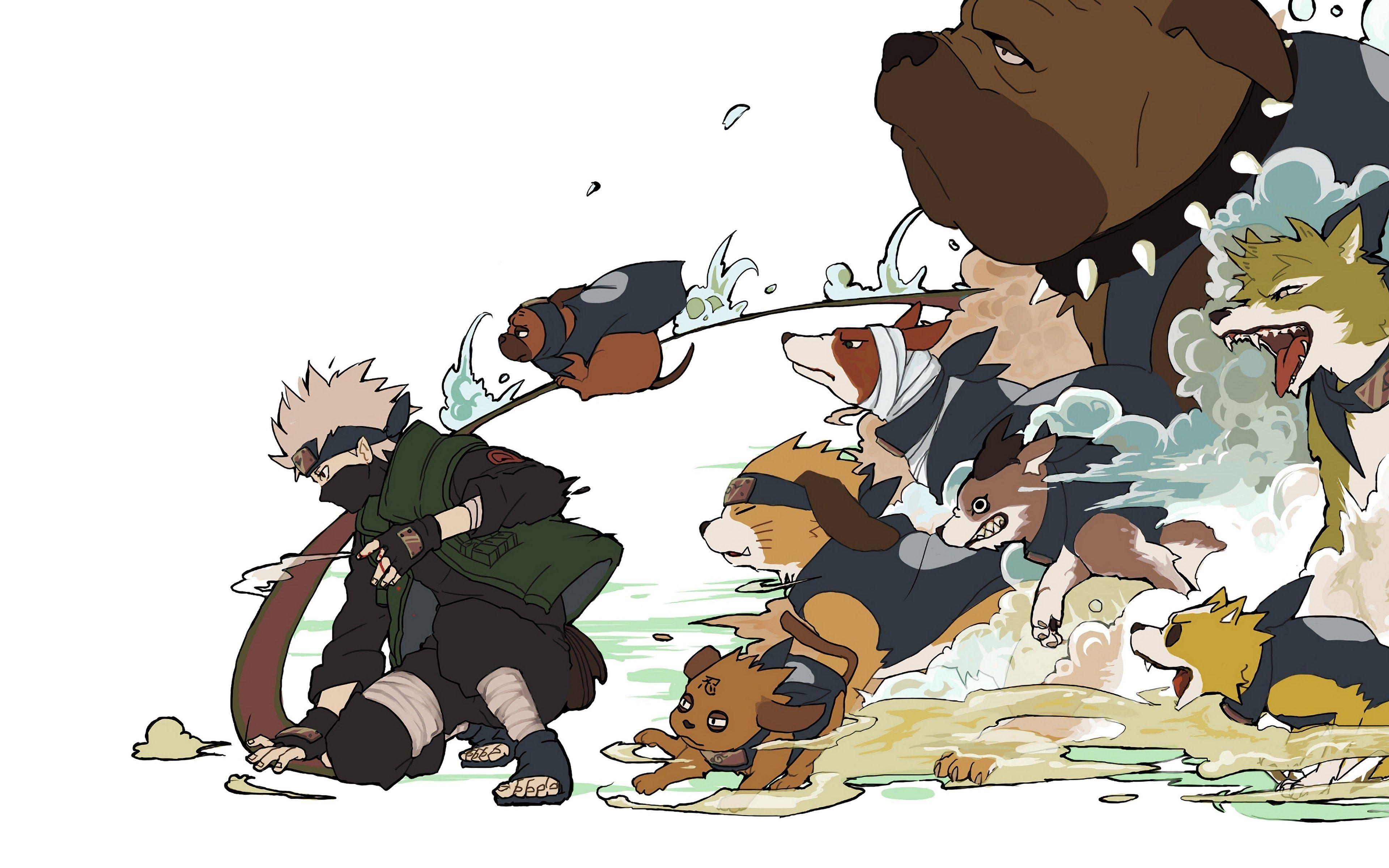 3840x2400 Kakashi Summons Wallpaper