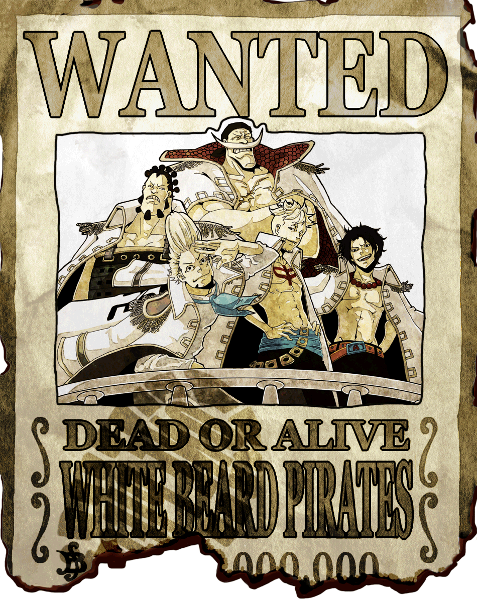 950x1200 Whitebeard Pirates Bounty Piece Fan Art