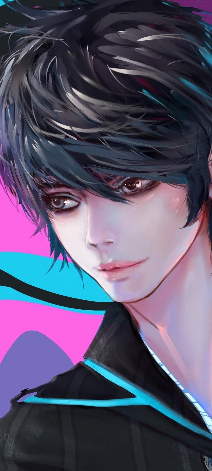 720x1600 Anime Boy