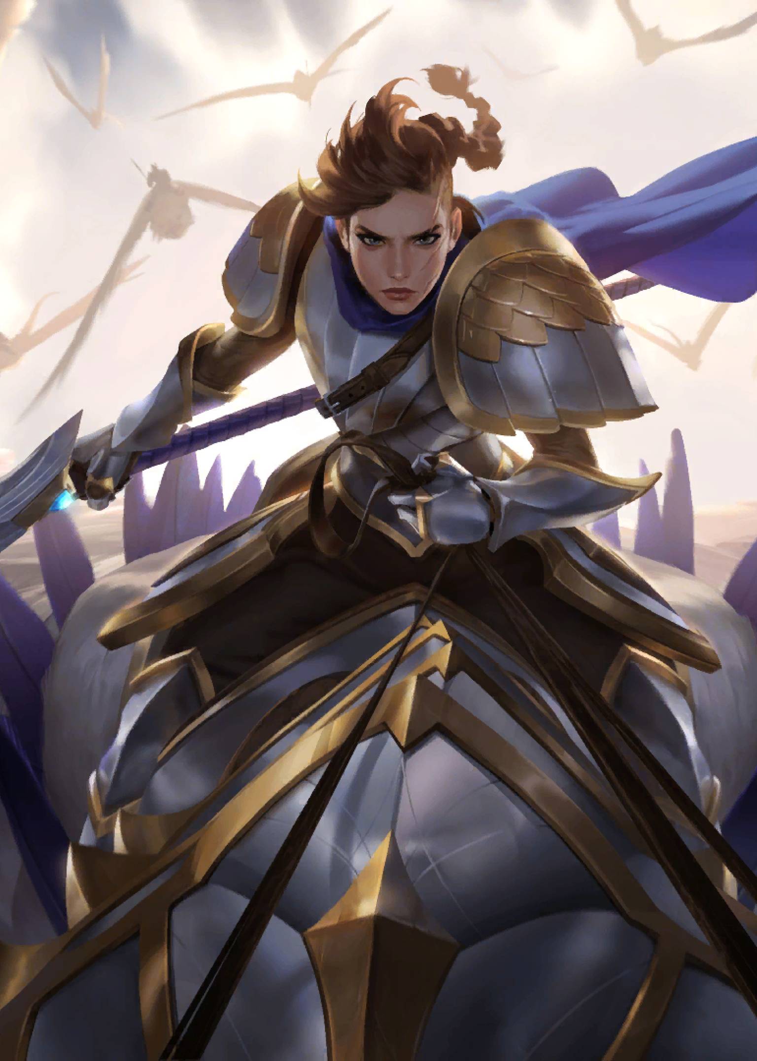 1536x2152 Cithria the Bold Legends of Runeterra 1536x2152 Resolution Wallpaper, HD Games 4K Wallpaper, Image, Photo and Background