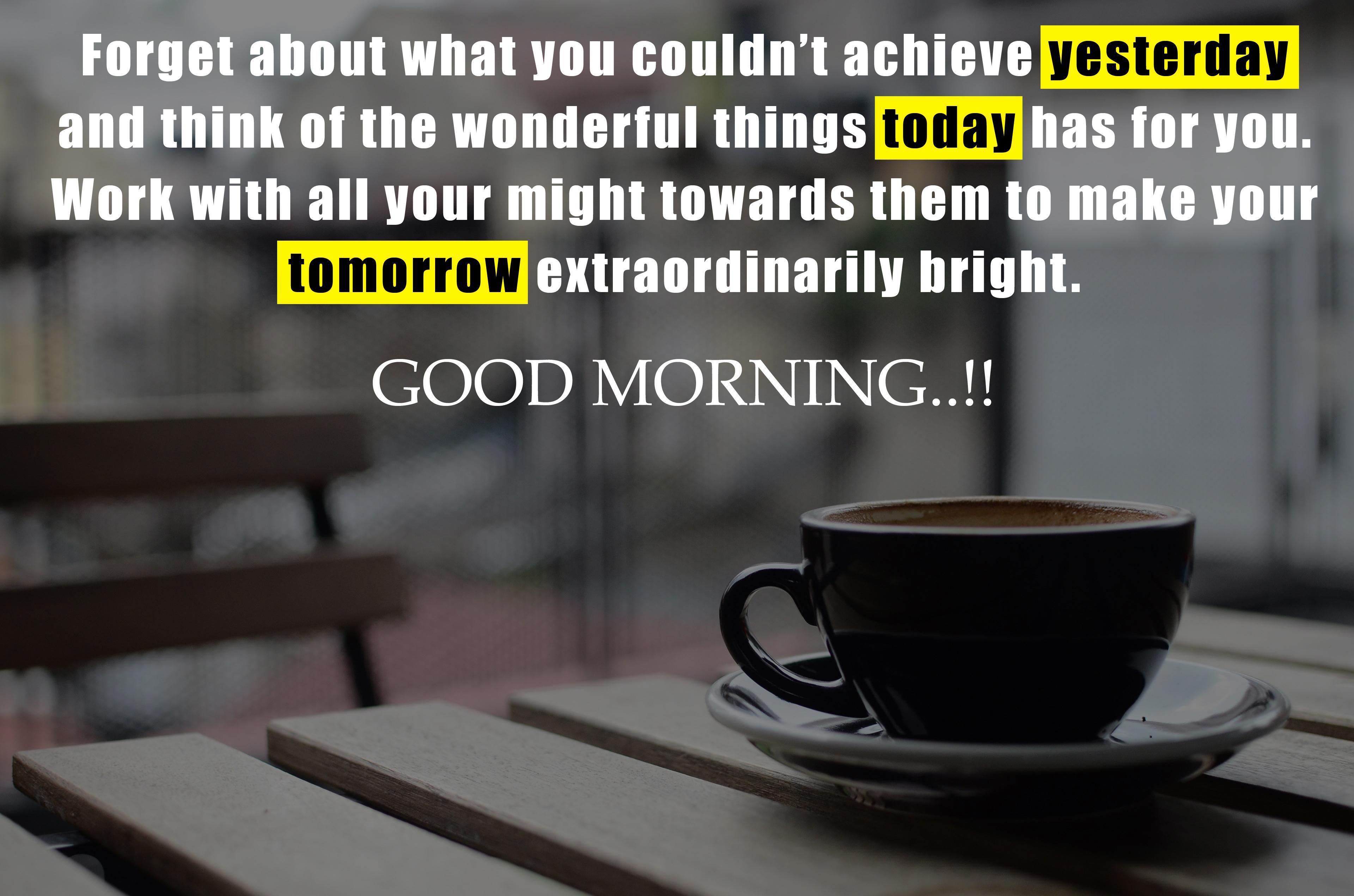 3840x2543 New Good Morning Quote 4K Wallpaper