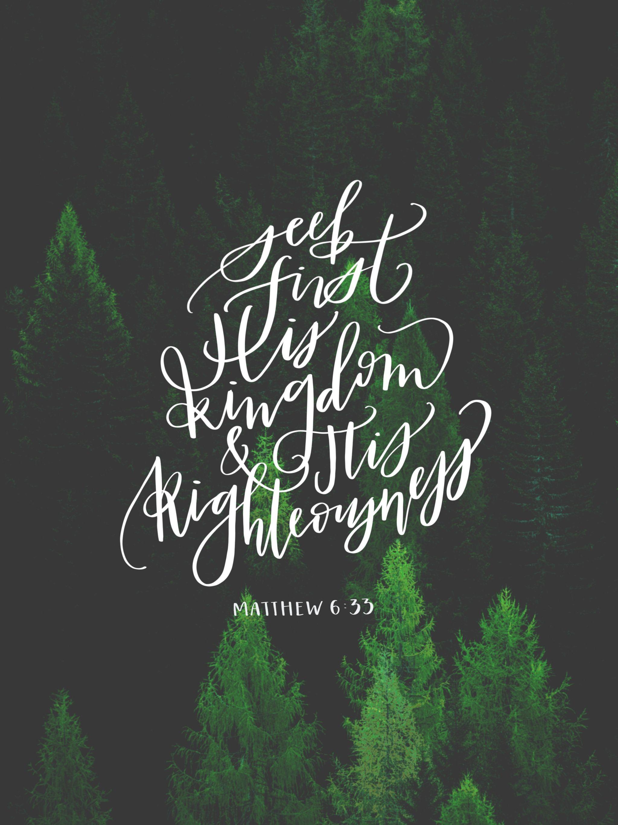 2048x2732 Matthew 6:33. Seek first his kingdom and his righteousness #procreate #calligraphy #verse #bible #scripture #seekfir. Matthew 6:33 calligraphy, Scripture, Bible