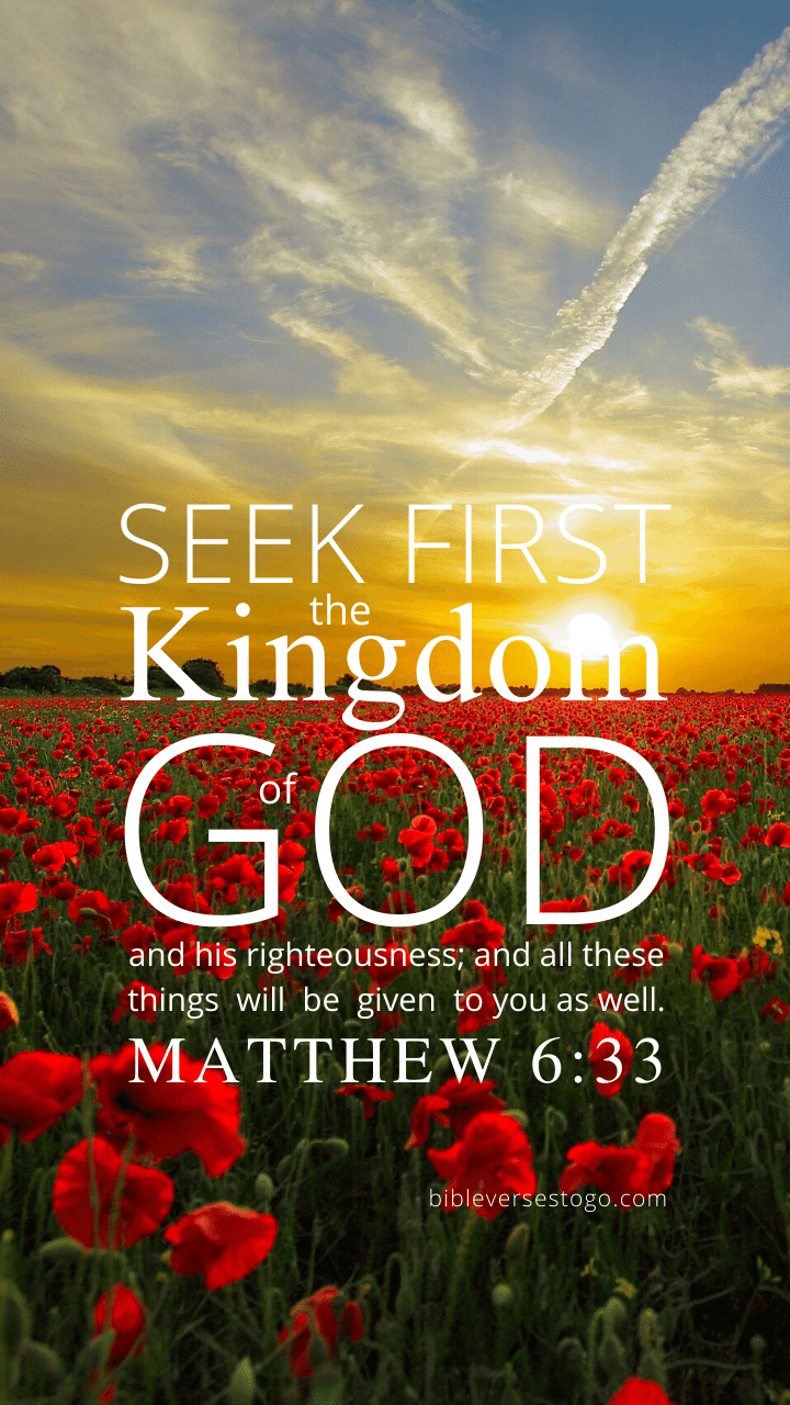720x1280 Sunset Matt 6:33 Verses To Go