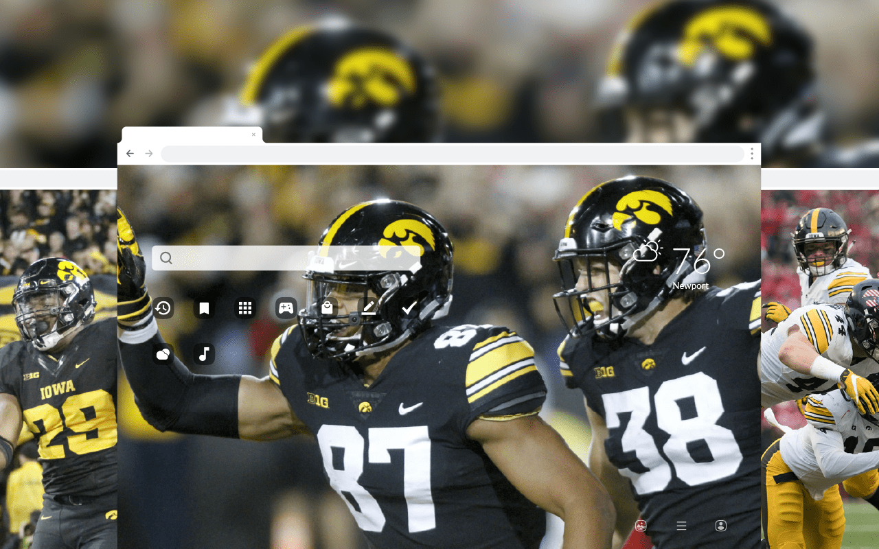 1280x800 Iowa Hawkeyes HD Wallpaper New Tab Fan Tab